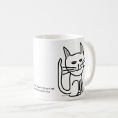 Graceys glückliche Katze! Kaffeetasse (VorderseiteRechts)