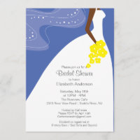 Gracful African American Bride Brautparty