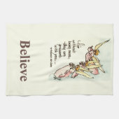 Gracful Angeles Bringen Comfort Sprichwort Aquarel Geschirrtuch (Horizontal)