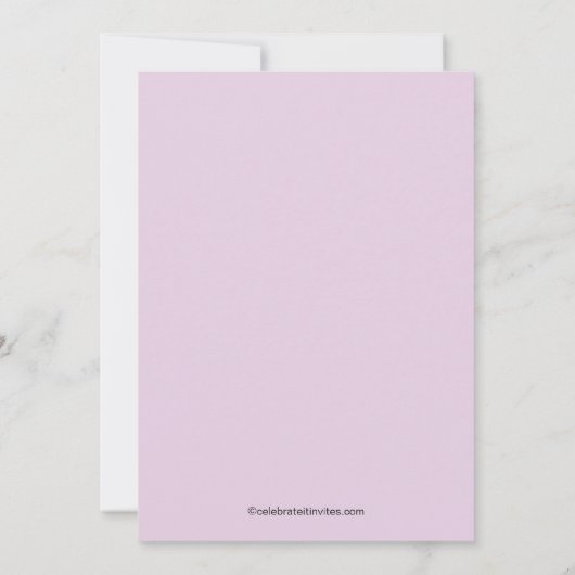 Gracful Bride Bridal Dusche Einladung Lader (Rückseite)