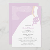 Gracful Bride Bridal Dusche Einladung Lader (Vorne/Hinten)