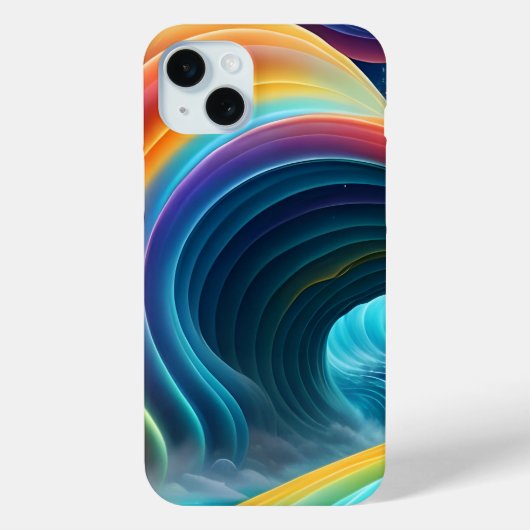 Gracful Bright Rainbow Wasserfall Case-Mate iPhone Hülle (Rückseite)