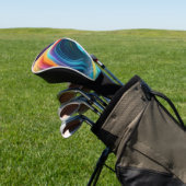 Gracful Bright Rainbow Wasserfall Golf Headcover (In SItu)