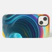 Gracful Bright Rainbow Wasserfall iPhone Hülle (Rückseite (Horizontal))