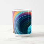 Gracful Bright Rainbow Wasserfall Kaffeetasse (Mittel)