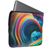 Gracful Bright Rainbow Wasserfall Laptopschutzhülle (Vorne Rechts)