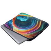 Gracful Bright Rainbow Wasserfall Laptopschutzhülle (Vorne Knopf)