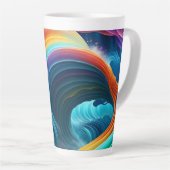 Gracful Bright Rainbow Wasserfall Milchtasse (Rechte Ecke)