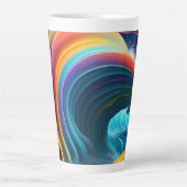 Gracful Bright Rainbow Wasserfall Milchtasse (Vorderseite)