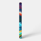 Gracful Bright Rainbow Wasserfall Samsung Galaxy Hülle (Linke Seite)