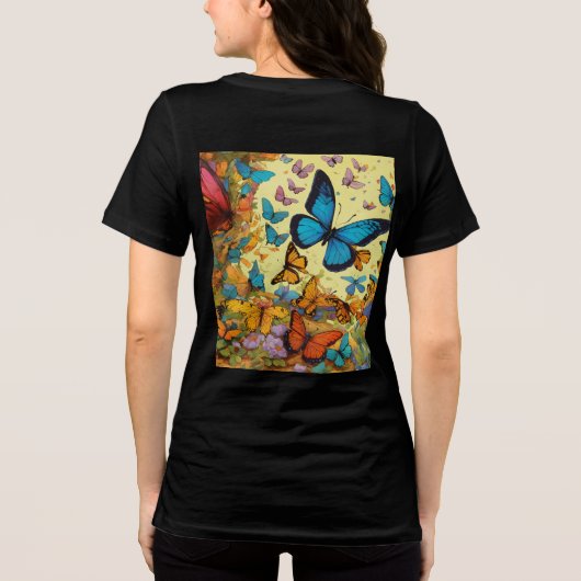 Gracful Butterfly Design Shirt (Rückseite)