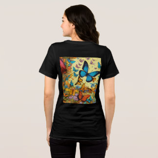 Gracful Butterfly Design Shirt