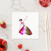 Gracful Dance Move Napkins Serviette (Beispiel)