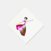 Gracful Dance Move Napkins Serviette (Ecke)