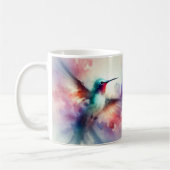 Gracful Hummingbird in Wasserfarbe Kaffeetasse (Links)