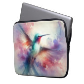Gracful Hummingbird in Wasserfarbe Laptopschutzhülle (Vorderseite Links)