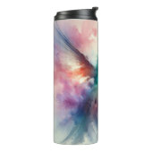 Gracful Hummingbird in Wasserfarbe Thermosbecher (Nach links gedreht)