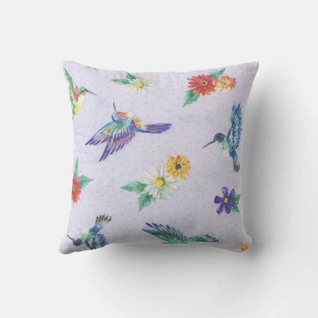 Gracful Hummingbirds Kissen (Rückseite)