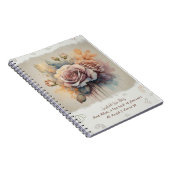 Gracful Islamic Blooms and Divine Plan Notebook Notizblock (Rechte Seite)