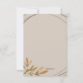 Gracful Remembrance Beileid Vielen Dank Karte (Rückseite)