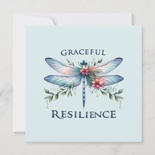 Gracful Resilience - Artistic Dragonfly (Vorderseite)