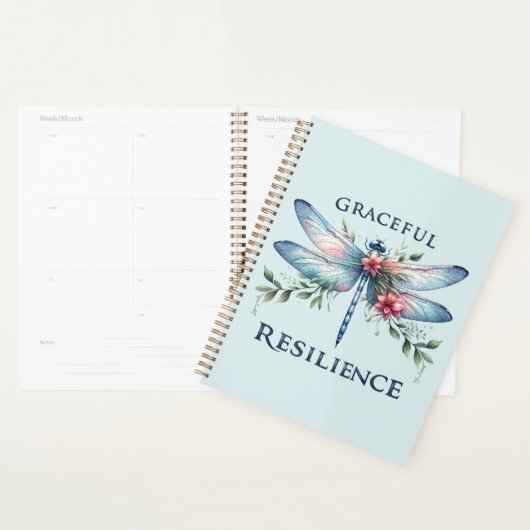 Gracful Resilience - Artistic Dragonfly Planer (Anzeige)