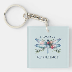 Gracful Resilience - Artistic Dragonfly Schlüsselanhänger