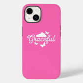 Gracful - rosa Telefonzelle Case-Mate iPhone Hülle (Rückseite)