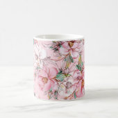 Gracful Rose: Knoten nahtlos Muster Kaffeetasse (Mittel)