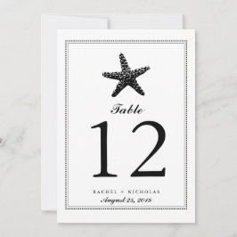 Gracful Starfish Black | TISCHNUMMER