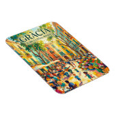 Gràcia Spanien Magnet (Rechte Seite)