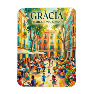 Gràcia Spanien Magnet