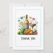 "Gracias, Amigo!" Fiesta-Fresh Dankeskarte (Vorderseite)