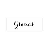 Gracias - Briefmarke aus Kautschuk Gummistempel (Stempel)