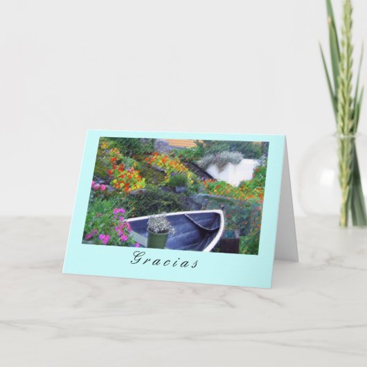 ‚Gracias‘ Dankeskarte (Vorderseite)