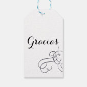 Gracias favor tags geschenkanhänger (Rückseite)