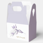 Gracias Follaje Púrpura Favor de fiesta Geschenkschachtel (Geöffnet)