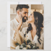 Gracias Foto Collage Green Wedding Vielen Dank (Rückseite)