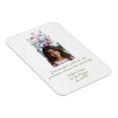 Gracias Mi Primera Comunión con Foto Flores Magnet (Rechte Seite)