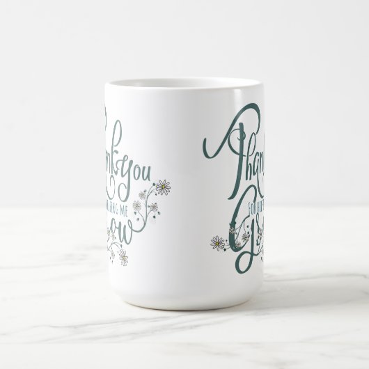 gracias por ayudarme a crecer verwandlungstasse (Zentrum)