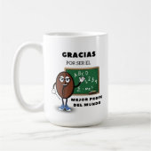 Gracias Por Ser El Mejor Profe del Mundo (Spanisch Kaffeetasse (Links)