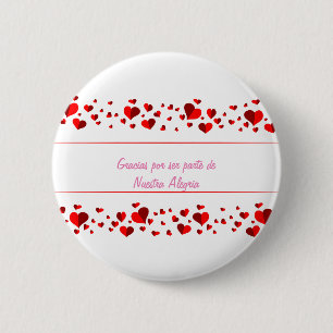 Gracias por ser parte de nuestra alegria button