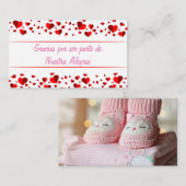 Gracias por ser parte de Nuestra Alegria Mitteilungskarte (Vorne/Hinten)