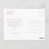 Gracias Rose Gold Foto Hochzeit Spanisch Vielen Da Postkarte (Rückseite)
