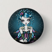 Gracie gotische Couture-Fee Button (Vorderseite)
