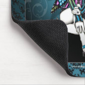 "Gracie" gotische Couture-Schwalben-Fee Mousepad (Ecke)