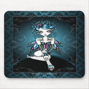 "Gracie" gotische Couture-Schwalben-Fee Mousepad
