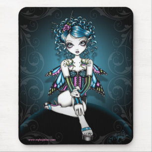 Gracie gotische Couture-Schwalben-Tätowierungs-Fe Mousepad
