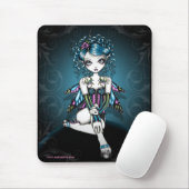 Gracie gotische Couture-Schwalben-Tätowierungs-Fee Mousepad (Mit Mouse)