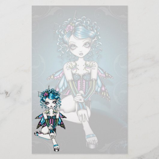 "Gracie" gotisches Briefpapier (Vorderseite)